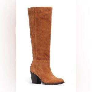 Crevo Atty Leather Suede Tall Boots